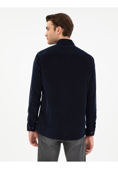 Pierre Cardin Erkek Lacivert Gömlek Desenli 50292347-vr033 Lacivert