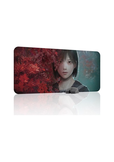 Silent Hill Kaymaz Dikişli Kauçuk Oyuncu Mousepad V4 - 90x40 Xxl Gaming Mouse Pad Fare Altlığı