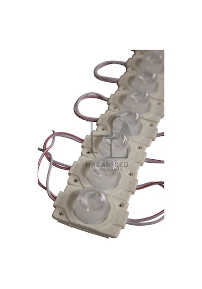 12 Volt 1.5 Watt Tek Mercekli Modül Led Natural Beyaz 4000k 10 Adet