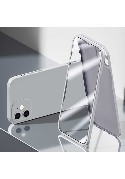 Benks Apple Uyumlu iPhone 12 Kılıf Benks Full Covered 360 Ön Arka Koruma Kapak ZORE-218877