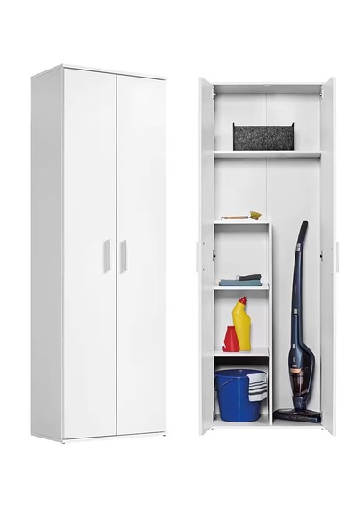 Aymo Paspas,süpürge - Temizlik Malzeme Dolabı - Çok Amaçlı Dolap - Banyo Dolabı - 60 Cm Beyaz Aymo Paspas,süpürge - Temizlik Malzeme Dolabı - Çok Amaçlı Dolap - Banyo Dolabı - 60 Cm Beyaz