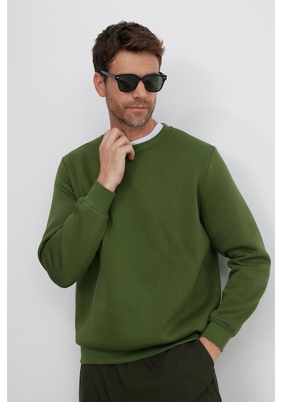 Tudors Unisex Relax Fit Rahat Kesim Pamuklu Yumuşak Dokulu İçi Polarlı Basic Yeşil Bisiklet Yaka Sweatshirt-37019 Yeşil Tudors Unisex Relax Fit Rahat Kesim Pamuklu Yumuşak Dokulu İçi Polarlı Basic Yeşil Bisiklet Yaka Sweatshirt-37019 Yeşil