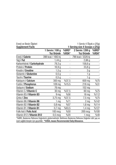 West Nutrition Hediye - Mass Gainer Karbonhidrat Tozu 3000