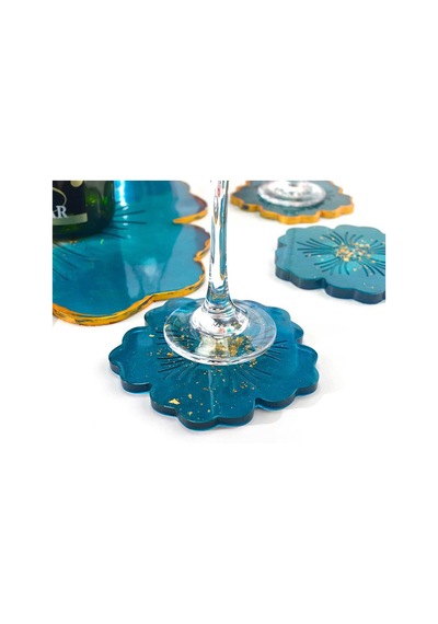 Epoksi Reçine İçin Silikon Kalıp Çiçek Kalıbı 12 Cm Diğer