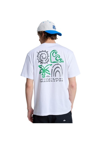 Quiksilver Tap In Erkek Tişört Eqyzt08307-qk.wbb0 Beyaz