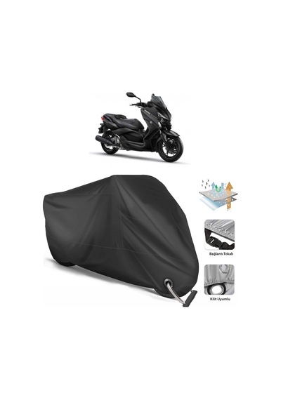 Yamaha X-Max 250 Momodesign Motor Branda(Kilit Uyumlu-Siyah (457276753)