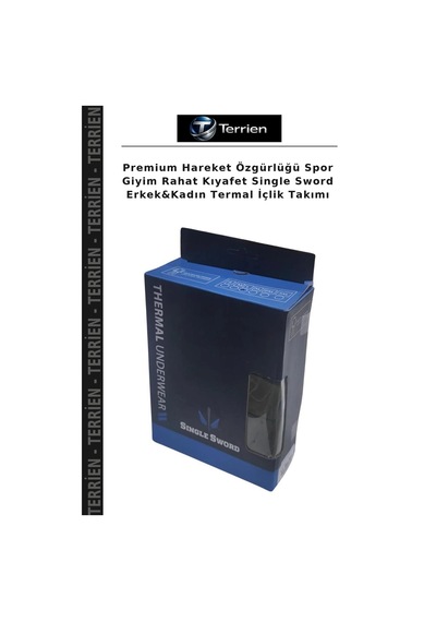 Terrien Premium Hareket Özgürlüğü Spor Giyim Rahat Kıyafet Single Sword Erkek&kadın Termal İçlik Takımı Çok Renkli
