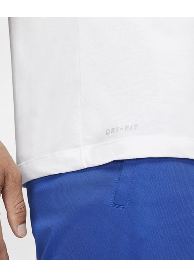 Nike Nıke Dri-fıt Erkek Tişört-7191 BEYAZ Beyaz