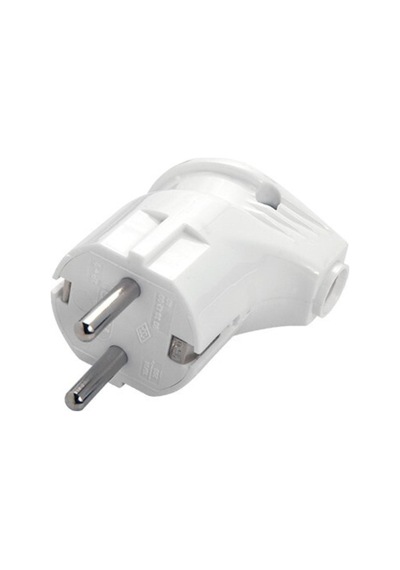 Monoblok Topraklı Erkek Fiş - Beyaz - 220 Volt - 90304200
