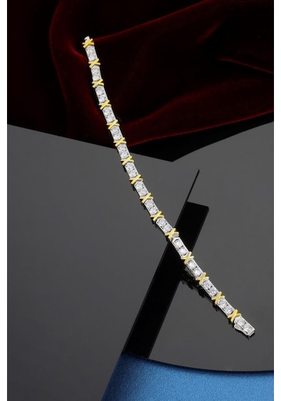 925 Ayar Gümüş Xoxo Su Yolu Bileklik Gümüş