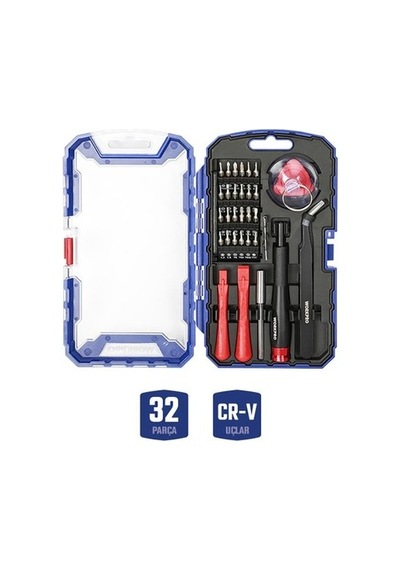32 Parça Hassas Elektronik Onarım Seti Cr-v Malzeme İle