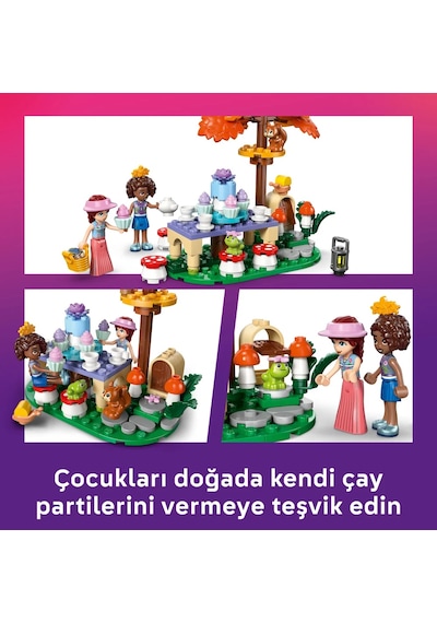 LEGO® Friends Orman Çay Partisi 42690 - 6 Yaş ve Üzeri Çocuklar için Mini Bebek İçeren Yaratıcı Oyuncak Yapım Seti (116 Parça)