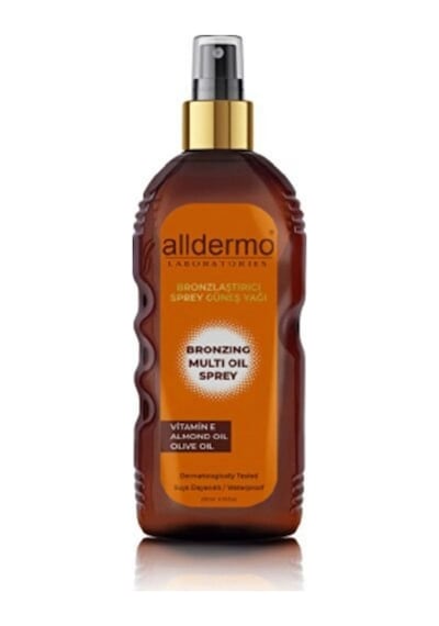 Alldermo Bronzlaştırıcı Sprey Güneş Yağı 200 ML