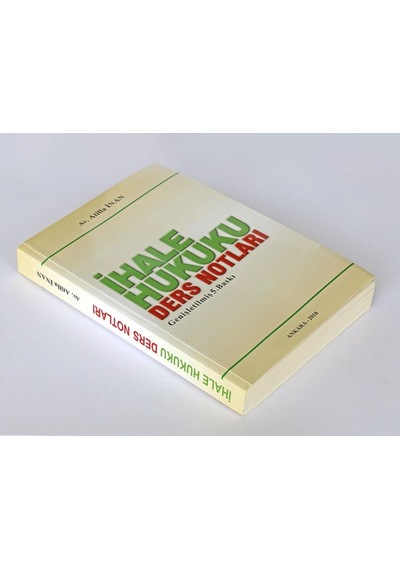 İhale Hukuku Ders Notları