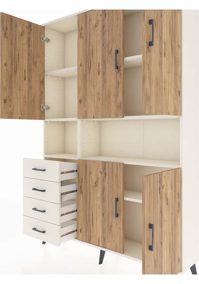 Arges Dolap 7 Raflı 4 Çekmeceli 5 Kapaklı 132x30x195 Aytaşı-çam/aytaşı Atlas Çam/aytası Arges Dolap 7 Raflı 4 Çekmeceli 5 Kapaklı 132x30x195 Aytaşı-çam/aytaşı Atlas Çam/aytası