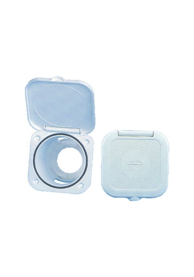 Case For Shower Head Square W-Lid 95x95mm White