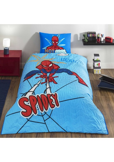 Taç Lisanslı Spiderman Thwip Tek Kişilik Pamuk Complete Set 000000001000050008 Çok Renkli