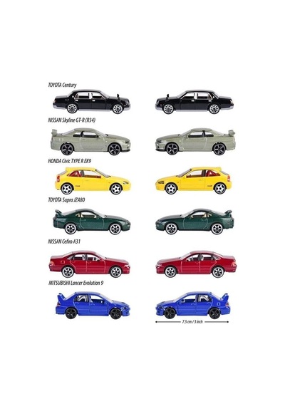 Simba 8502100000 Jdm Legends Premium Cars 6 Ass