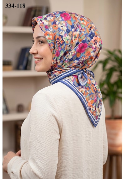 Locella Lo'cella Soft Pamuk Eşarp 334-118 Çok Renkli
