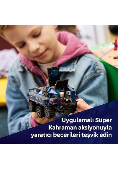 LEGO® ǀ Marvel Örümcek Adam Hapishane Nakliye Aracı Takibi 76349 - 8+ Yaş için 4 Minifigür İçeren Oyuncak Yapım Seti (367 Parça)