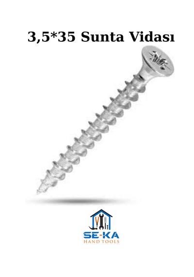 3,5 35 Sunta Vidası 50 Adet 3.5 x 35 MM