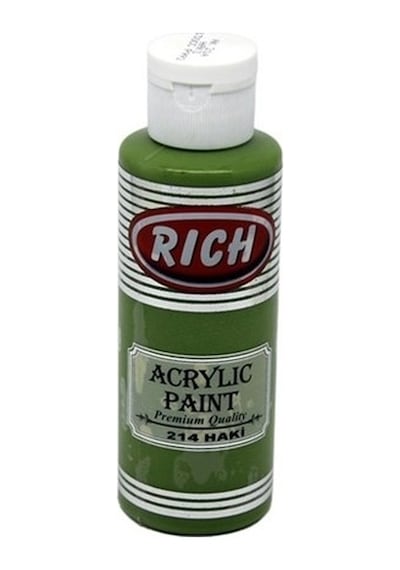 Rich Akrilik Boya 130 Cc Haki
