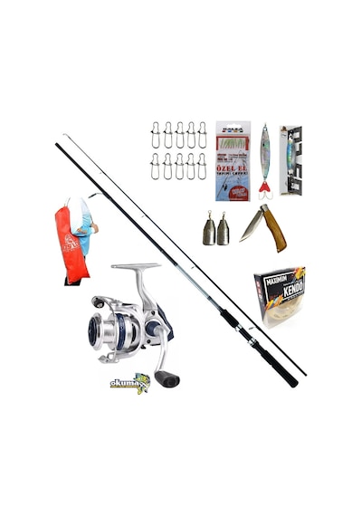 Aria-3000a Daiwa Sweepfire 210cm 10-30gr Spin Olta Takımı Seti