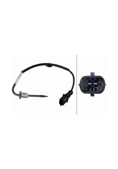 Egzoz Sıcaklık Sensörü Kısım 1 Opel Insıgnıa A 08 17 2.0 Cdtı A20dtr Saab 9-5 / Hella 55575039/ 855287