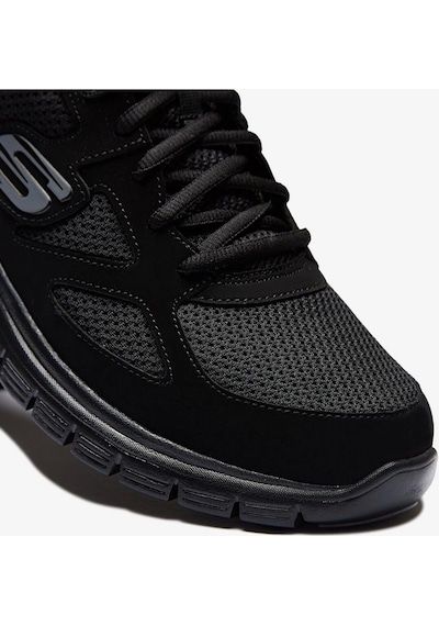 Skechers Burns - Agoura Erkek Siyah Spor Ayakkabı 52635 Bbk Siyah