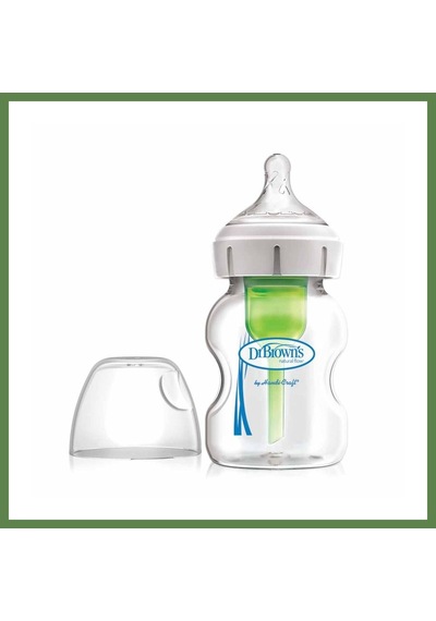 Bezos Geniş Ağız Cam Biberon 150 Ml Yeni Hb006