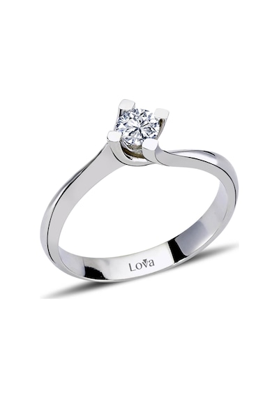 Lova E Renk 0,25 Karat Pırlanta Tektaş Yüzük - 1050080