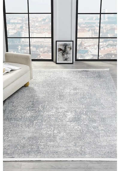 Seyran Halı Evita 6001 Gri %50 Polyester - Polipropilen Yolluk