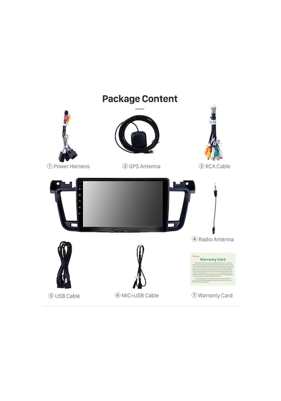 Peugeot 508 2011-2017 Uyumlu Multi Medya Navi Gasyon Usb Kamera Carplayer 4 Ram