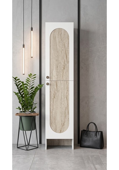 Palermo Portmanto L V106 - Krem / Traverten Krem / Traverten