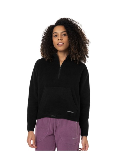 Merrell Merrell Kadın Outdoor Tekstil Sweatshirt Stamp W Siyah Siyah