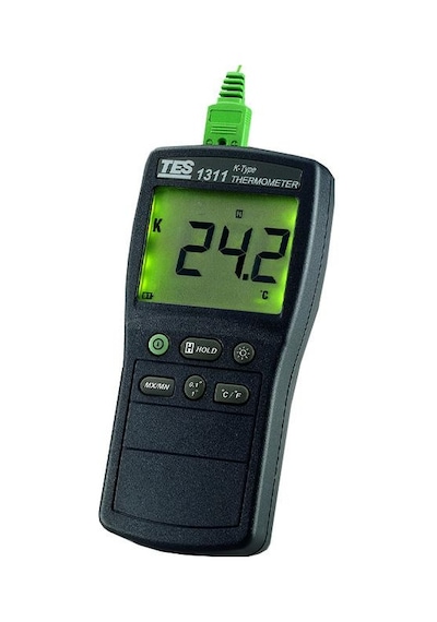 Tes-1311a Yüksek Hassasiyetli Tip K Termometre Tek Kanal