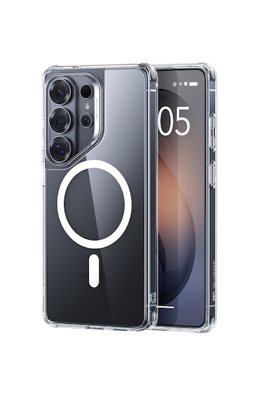 Samsung Galaxy Uyumlu  S26 Ultra Classic Hybrid Magsafe Kılıf Şeffaf
