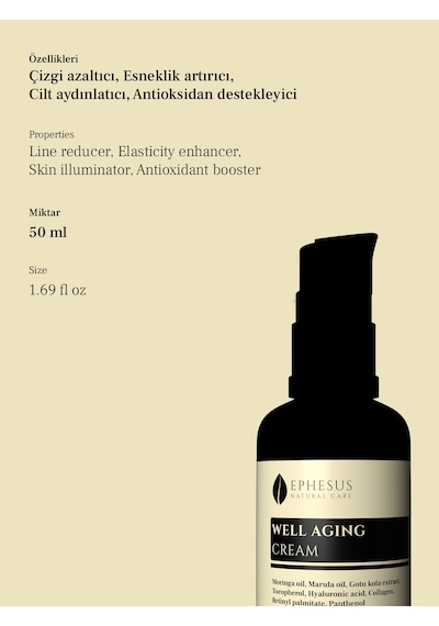 İnce Çizgi Ve Kırışıklık Karşıtı Cildi Sıkılaştırıcı Ve Aydınlatıcı Krem 50ml