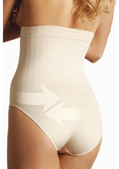 Anıl Lingerie Anıl 2477 Kadın Dikişsiz Yüksek Bel Korse No Color