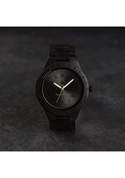 Woodwatch Ww-o-obs Oaklee Black Sandal Ahşap Erkek Kol Saati 47 Mm