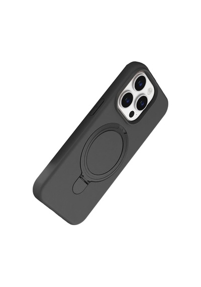 Apple Uyumlu   iPhone 14 Pro Max Regal Magsafe Standlı Kapak - Titan Gri