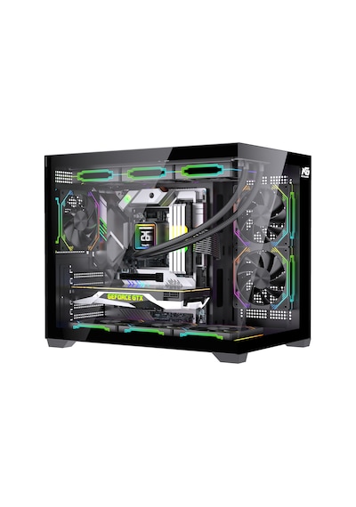Orion Cube Xl 6x Argb Fan Kumanda Ve Kontrolcü M-atx Boş Bilgisayar Kasası Siyah
