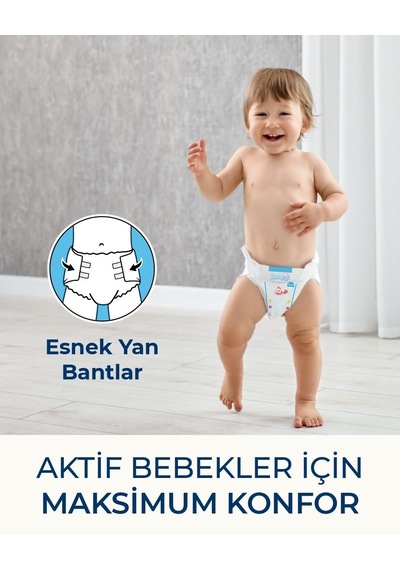 Bebek Bezi 5 Numara Junior 11-18 Kg 104 Adet 2 Li Jumbo Set