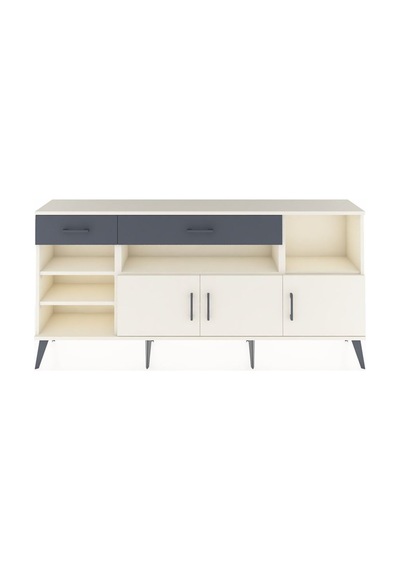 Arges Konsol 5 Raflı 2 Çekmeceli 3 Kapaklı 176x30x83 Aytaşı-aytaşı/antrasit Aytaşı/antrasit Arges Konsol 5 Raflı 2 Çekmeceli 3 Kapaklı 176x30x83 Aytaşı-aytaşı/antrasit Aytaşı/antrasit