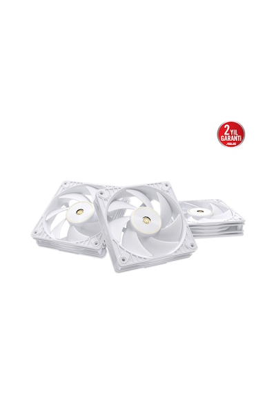 Asus Proart Pf120 Beyaz 120mm Pwm Kasa/radyatör Fanı 3'lü Paket + Kontrolcü / 90da00m3-b09020