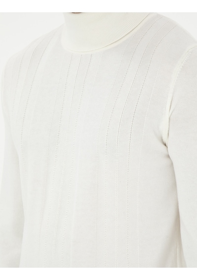 Pierre Cardin Erkek Ekru Kazak /triko 50296445-vr019 Ekru