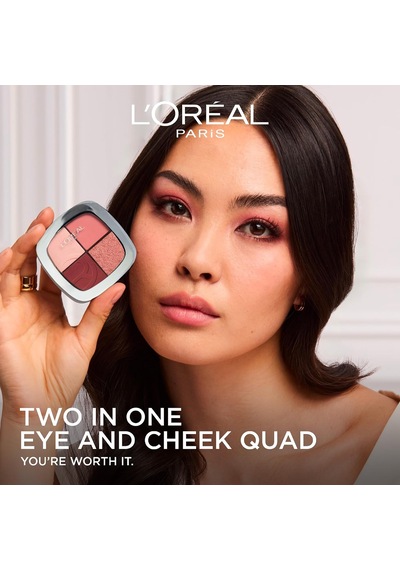 L'oreal Cosmetics Paris Paradise Spring Pinks Dörtlü Far Paleti 01