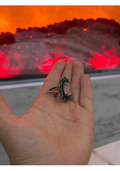 Pembe Turmalin Elmas Yüzük 363
