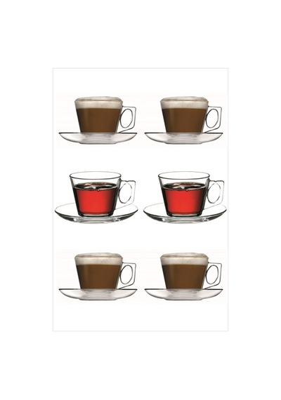 Paşabahçe Vela Espresso Kahve Fincanı Takımı 12 Parça 80 Cc.