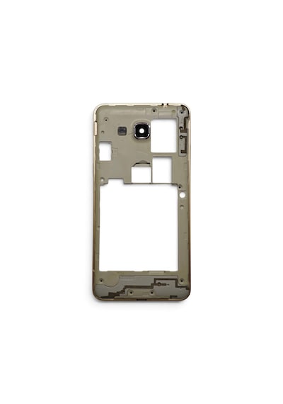 G530 Orta Kasa Samsung Galaxy Grand Prime Uyumlu Gold Renk Orta Kasa Çerçeve + Ses Açma On Off Tuş Plastik Ve Kamera Camı